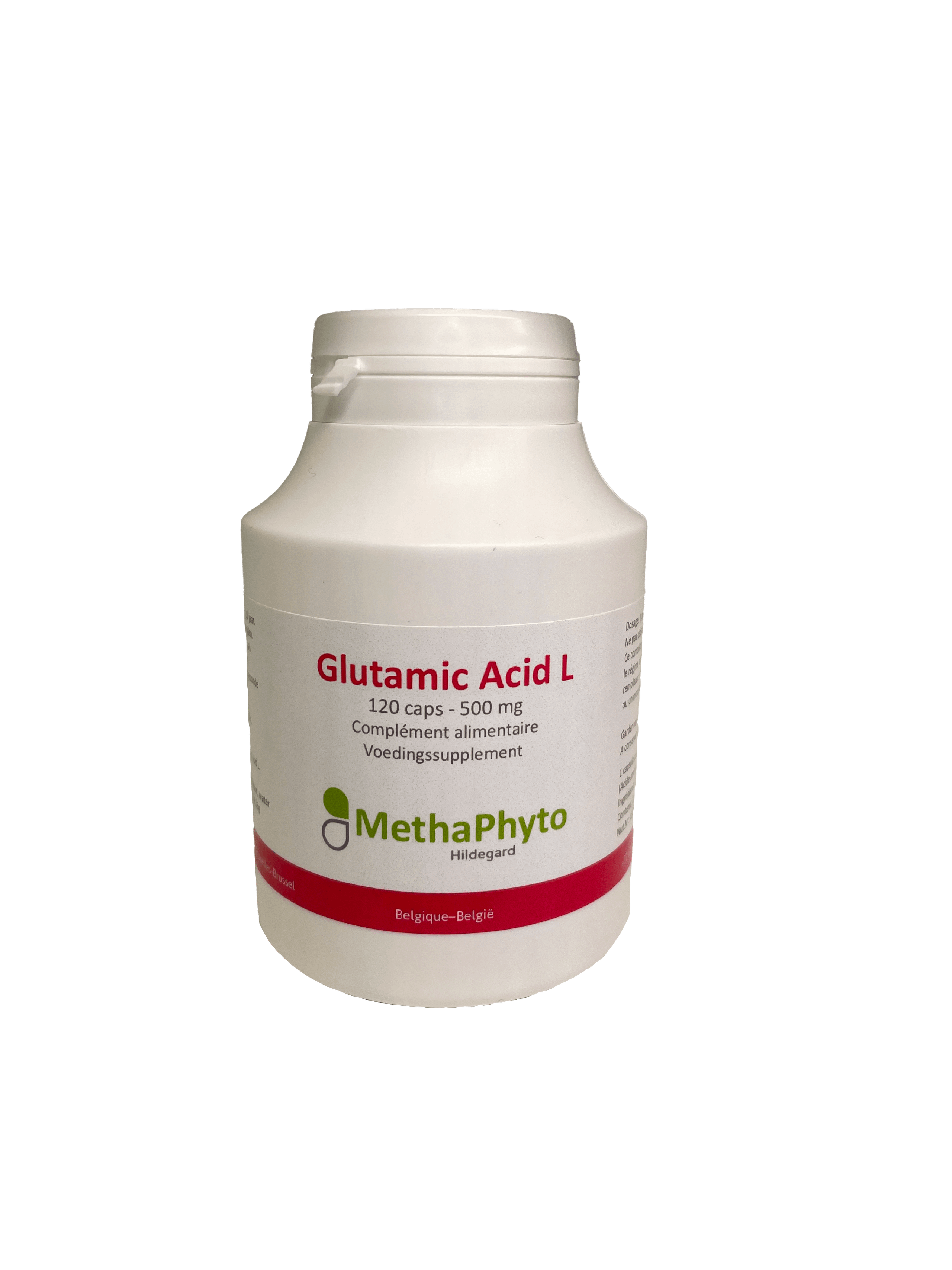 Glutamic Acid L 500 mg 120 Capsule Hildegard  -  Methaphyto