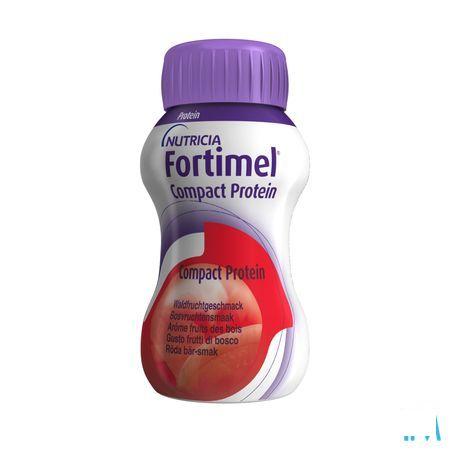Fortimel Compact Protein Rode Vruchten 4x125 ml  -  Nutricia