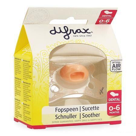 Difrax Fopspeen Sil Mini-dental 0-6m 799  -  Difrax