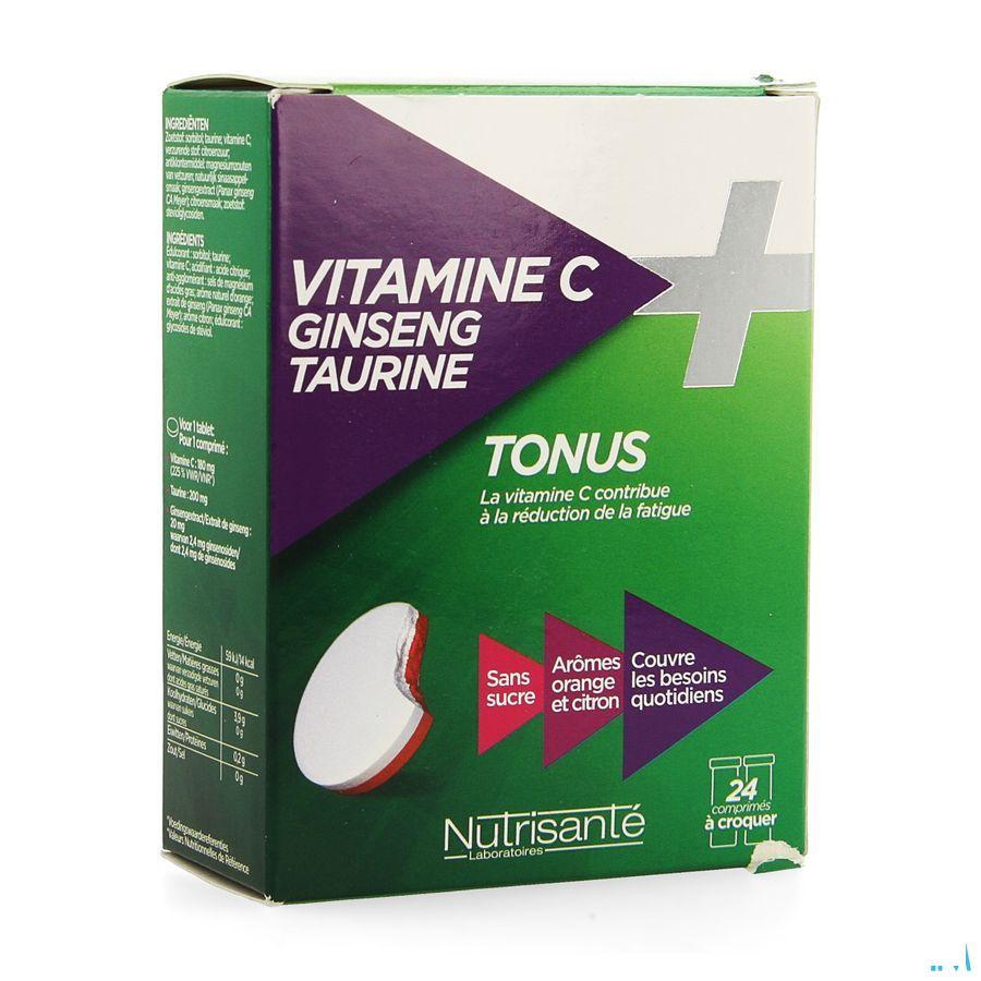 Vitamine C Ginseng Taurine Comprimes 2x12  -  Nutrisante
