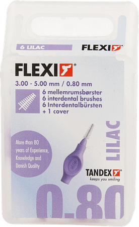 Flexi Purple Borsteltje Extra Fine Taper. Interd.6  -  Deprophar