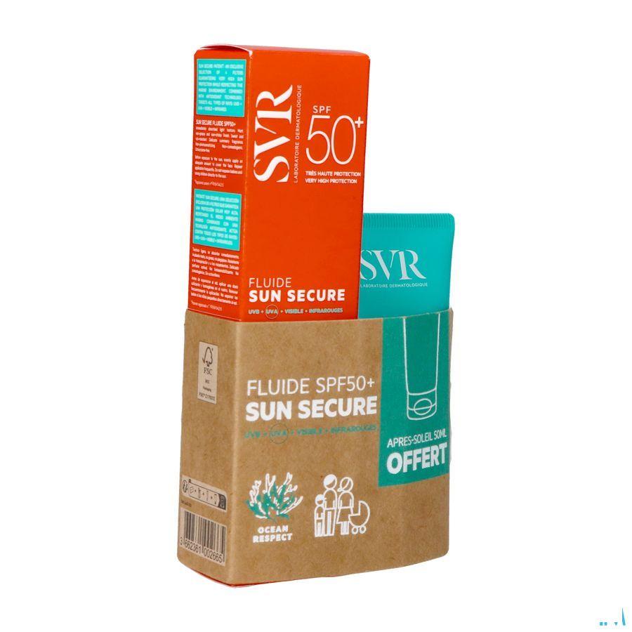 Svr Sleeve Sun Secure Fluide Ip50+ & A/Sun 50 ml Grat