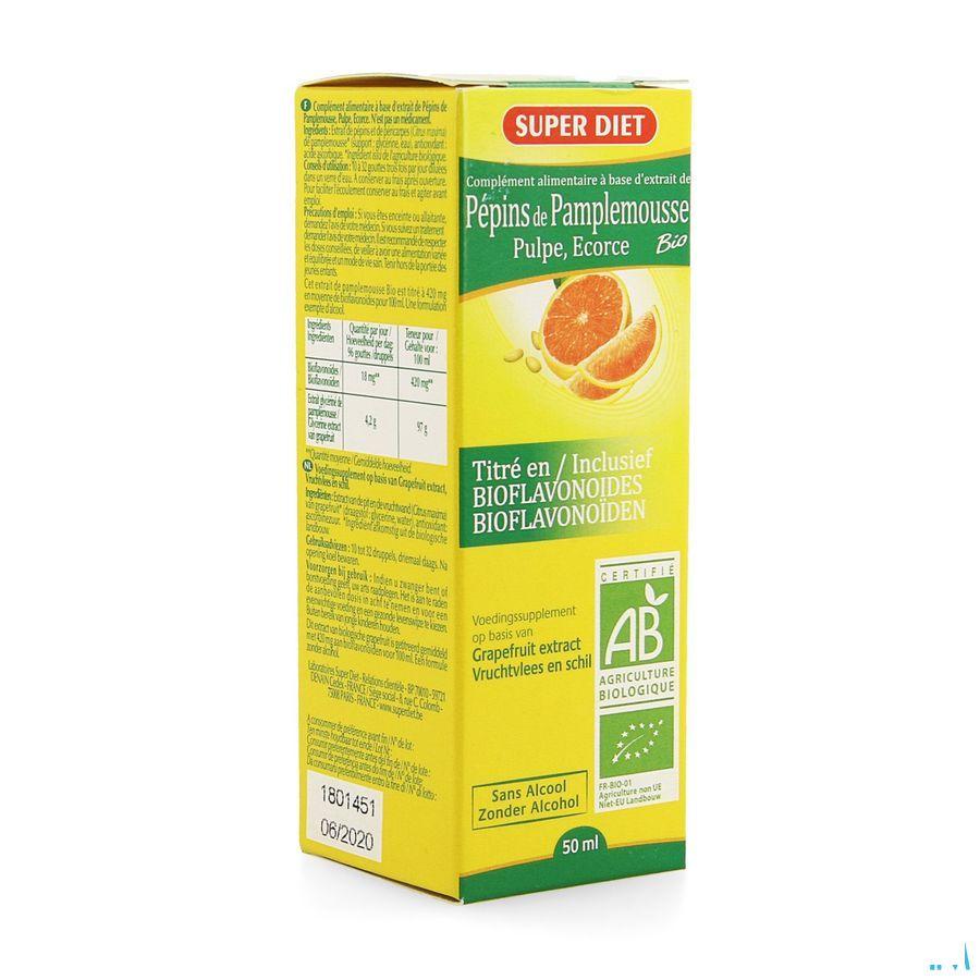 Super Diet Extract Pompelmoespit 400 mg 50 ml  -  Superdiet Laboratoires