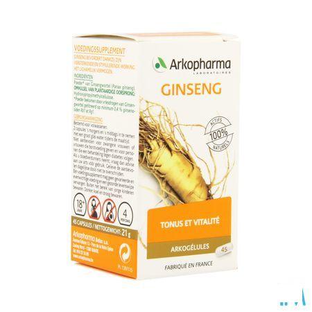 Arkogelules Ginseng Vegetal 45  -  Arkopharma