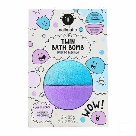 Nailmatic Kids Duo Bruisbal Blauw&Violet 160 g