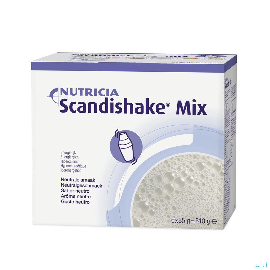 Scandishake Mix Neutraal Zakje 6x85 gr  -  Nutricia