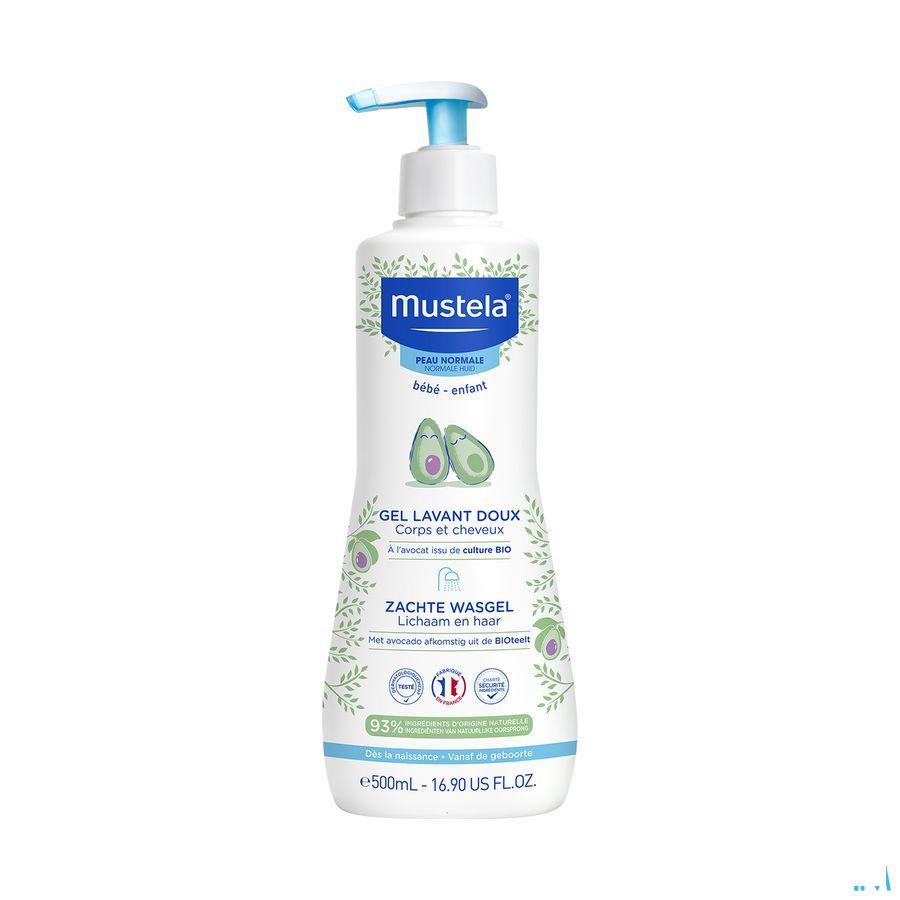 Mustela Pn Wasgel Zacht 500 ml