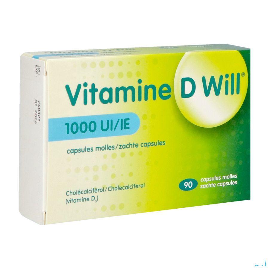 Vitamine D Will 1000Ui Caps Molle 90