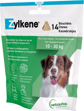 Zylkene Middelg.Honden 10-30Kg Kauwbrokje 14X2,25G
