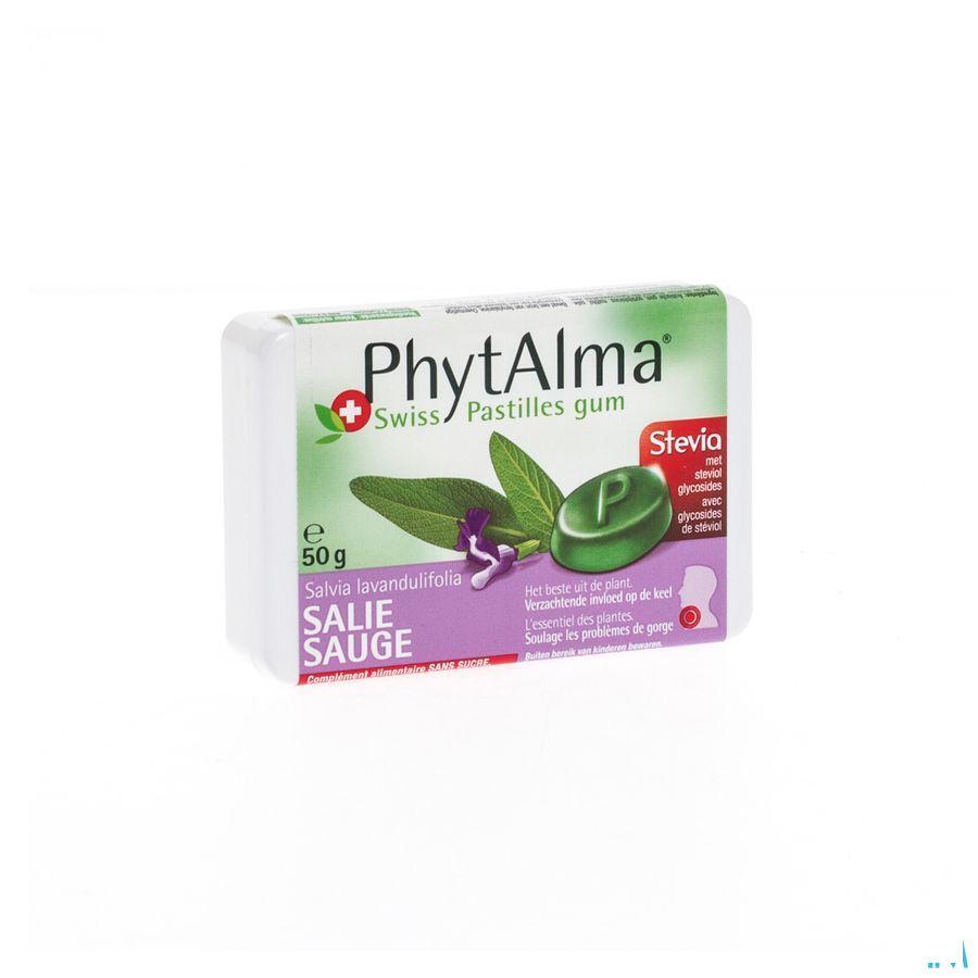 Phytalma Pastilles Gum Sauge + Stevia 50 gr  -  Ixx Pharma