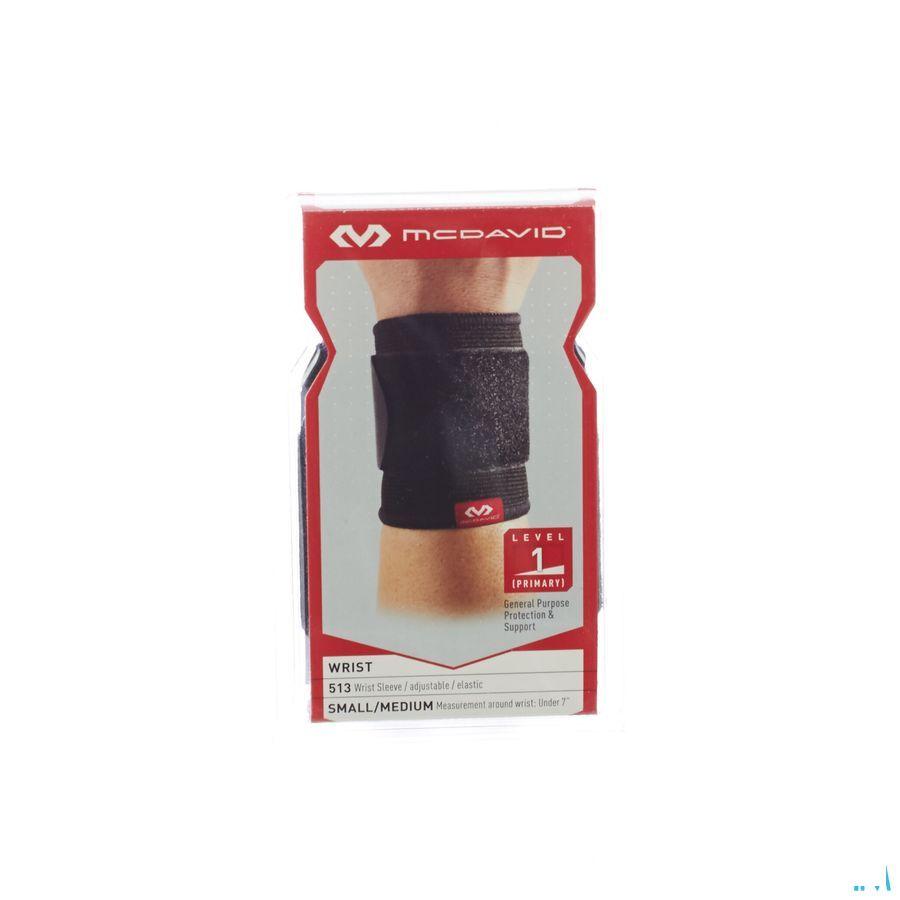 Mcdavid Wrist Brace Elastic Black S/m 513