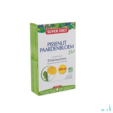 Super Diet Paardebloem Bio Ampullen 20x15 ml  -  Superdiet Laboratoires
