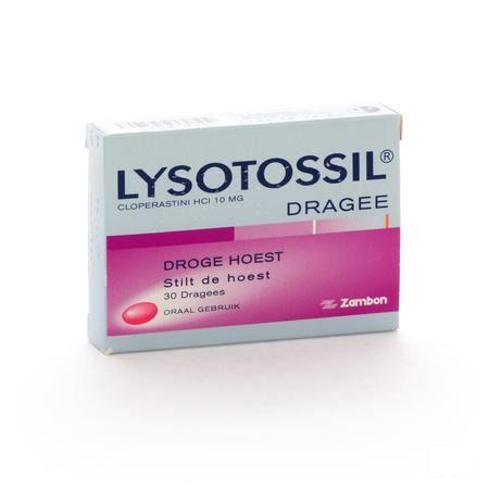 Lysotossil Dragee. 30 X 10 mg