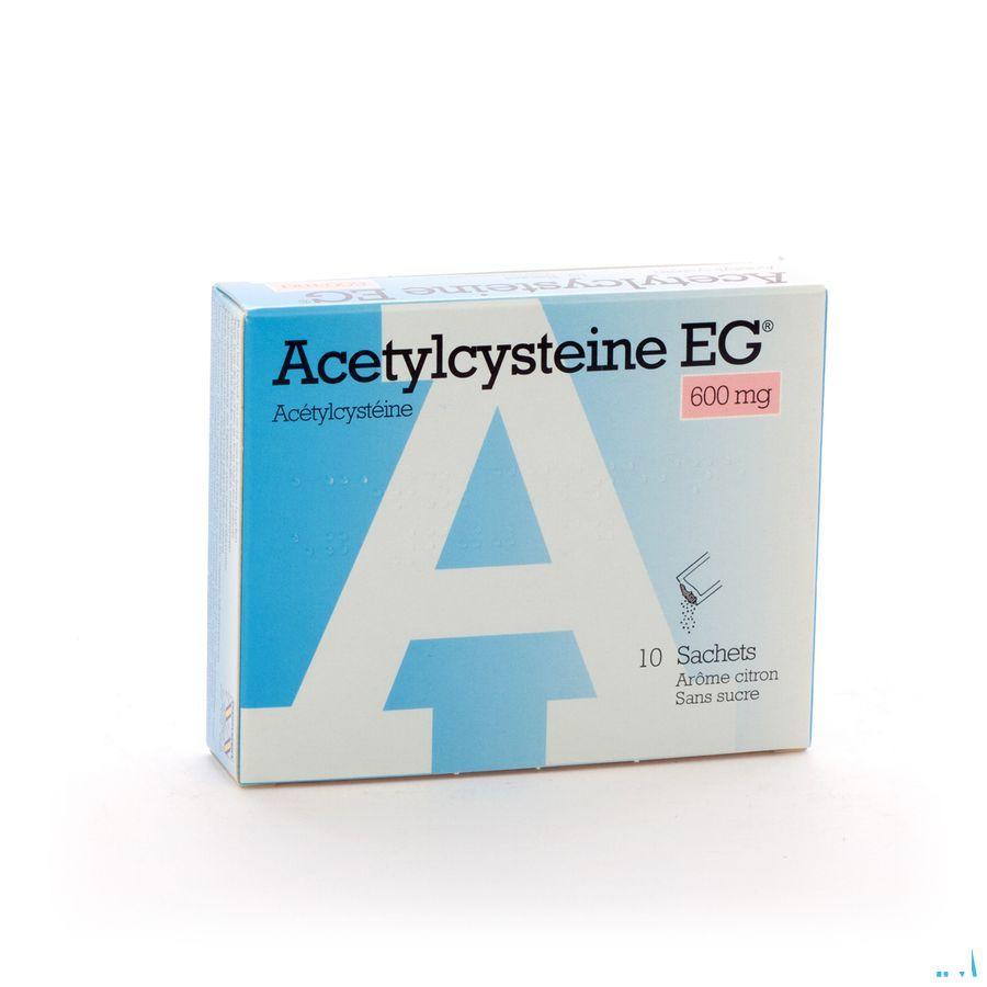 Acetylcysteine EG Sachets 10x600 mg  -  EG