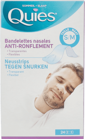Quies A/Ronflement Bandelette Nasale S/M 24