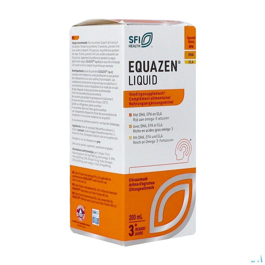 Equazen Liquid Omega Citrus 3/6 Fl 200 ml  -  Springfield Nutraceuticals