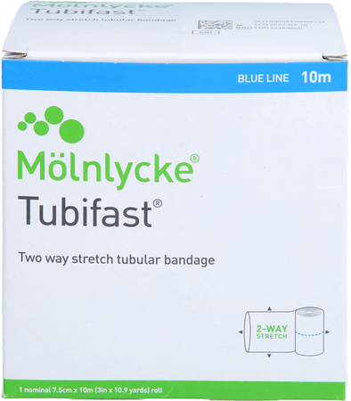 Tubifast Bleu 7,50cmx10m 1 2438  -  Molnlycke Healthcare