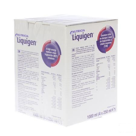 Liquigen Flacon Plast 4x250 ml 1457191  -  Nutricia