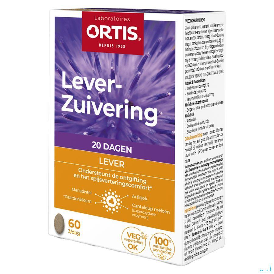 Ortis Methoddraine Zuiverend Lever Tabletten 4x15  -  Ortis