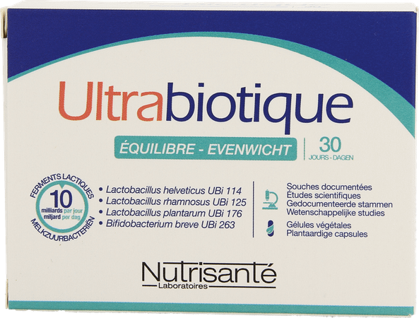 Ultrabiotique Equilibre 30j Capsule 30  -  Nutrisante