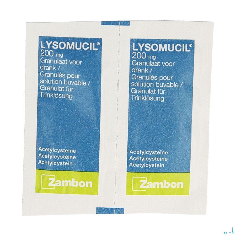 Lysomucil 200 Gran Sachets 30 X 200 mg