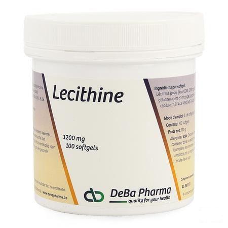 Lecithine Capsule 100x1200 mg  -  Deba Pharma