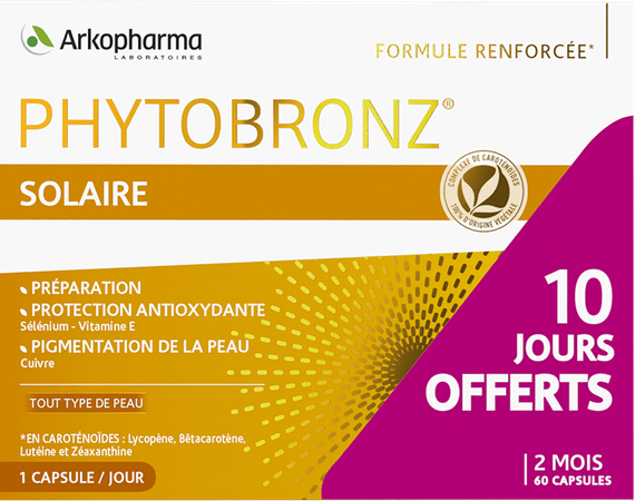 Phytobronz Solar Capsule 2x30  -  Arkopharma