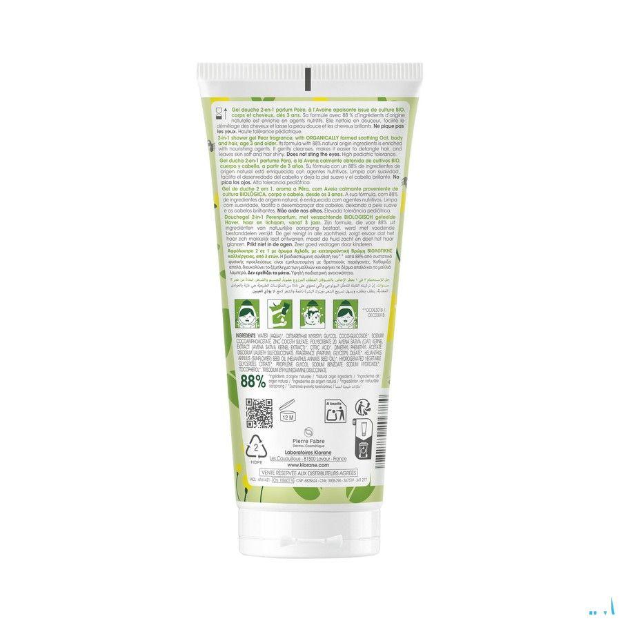 Klorane Petit Junior Douche Gel Peer 200  ml Nf