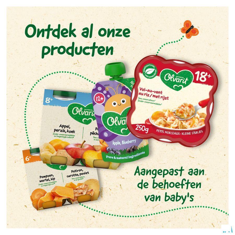 Olvarit Pasta Bolognaise 2x200 gr 8m06  -  Nutricia