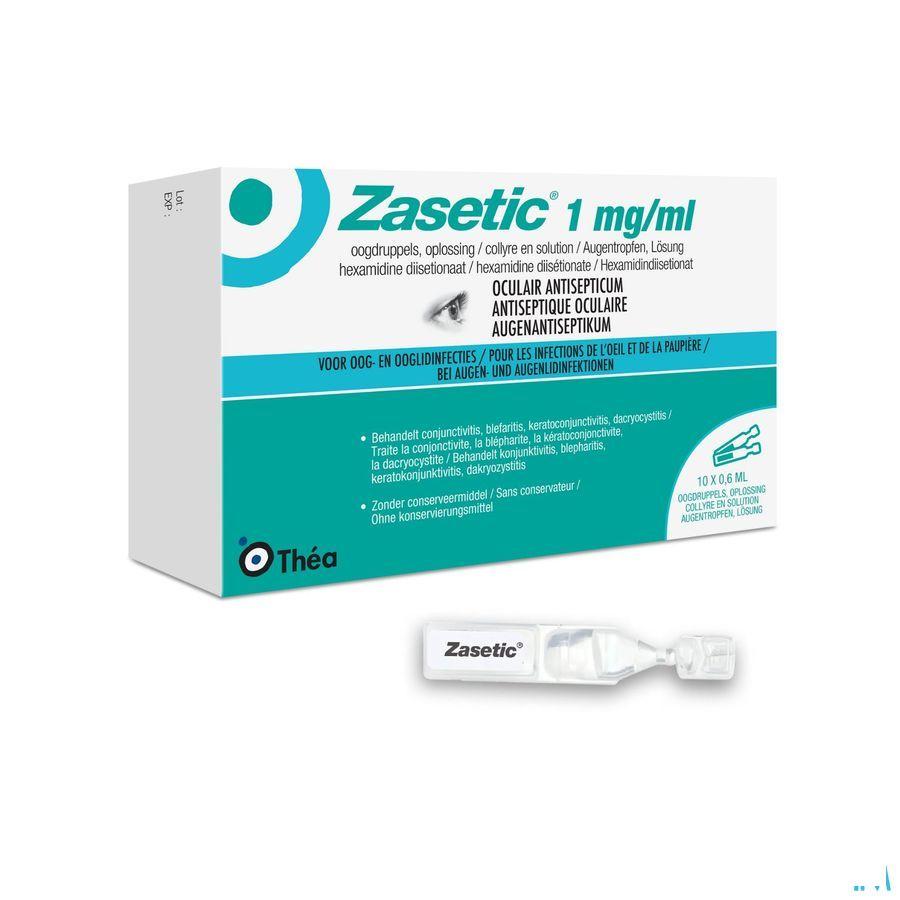 Zasetic 1Mg/ml Sol  Gutt Oculaires 10 x 0,6ml