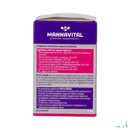 Mannavital Fer Platinum V-Capsule 60