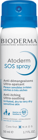 Bioderma Atoderm Sos Spray zonder dopsel 50 ml
