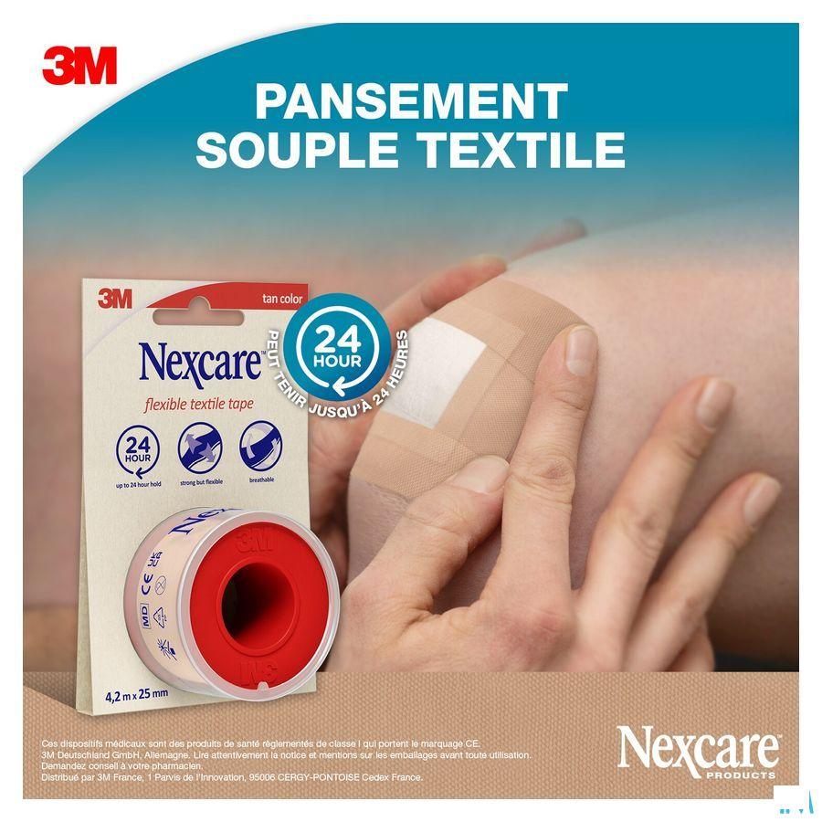 Nexcare 3M Textile Flexibele Tape 4,2m x 25mm Nt04-2