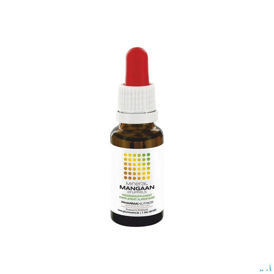 Mangaan Druppels 50ml Pharmanutrics  -  Pharmanutrics