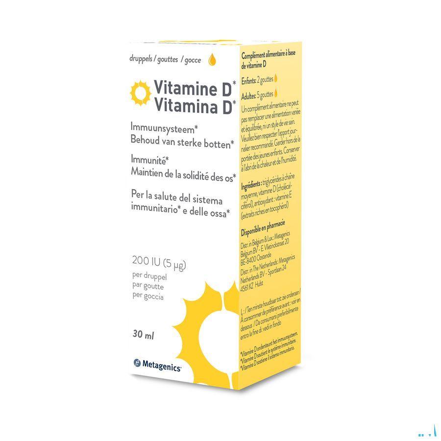 Vitamine D3 Liquid 30 ml 25777  -  Metagenics