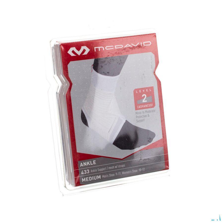 Mcdavid Dual Strap Ankle Support White M 433