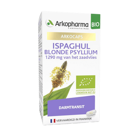 Arkogelules Ispaghul Psyllium Blond Bio Caps 45