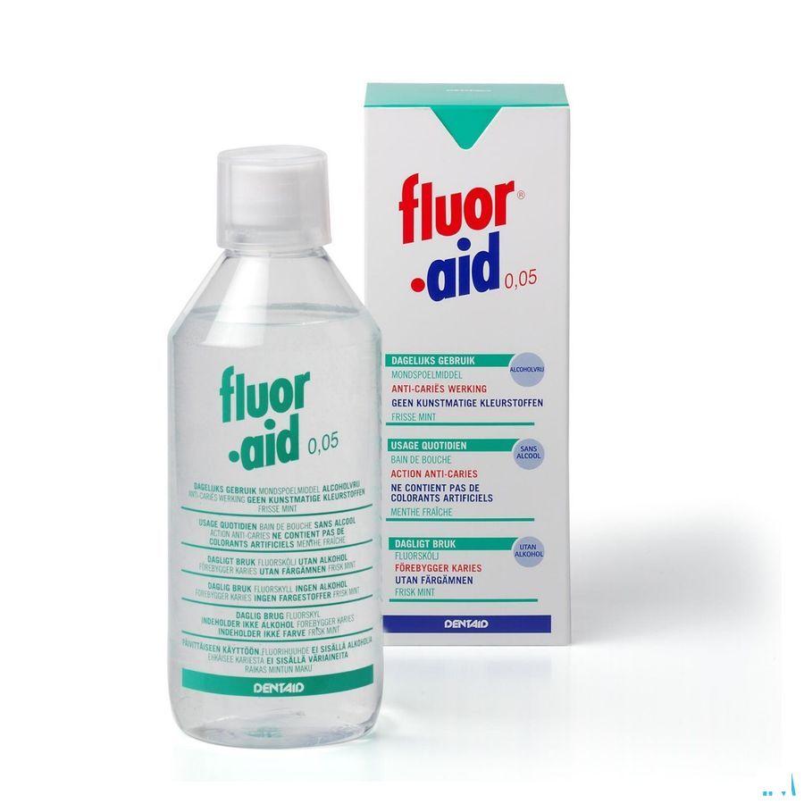 Fluor Aid 0,05% Mondspoelmiddel 500 ml 3104  -  Dentaid