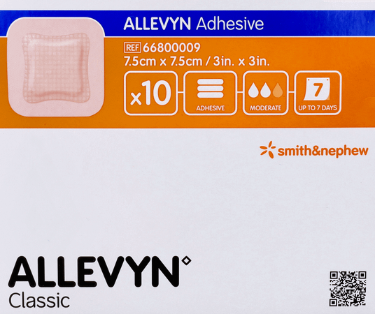 Allevyn Verband Adh Hydrocel. 7,5X 7,5Cm 10 66800009  -  Smith Nephew
