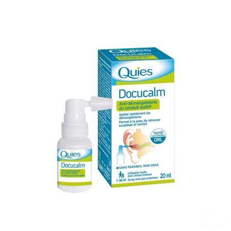 Quies Docucalm Tegen Jeuk Gehoorgang Spray 20 ml  -  Quies