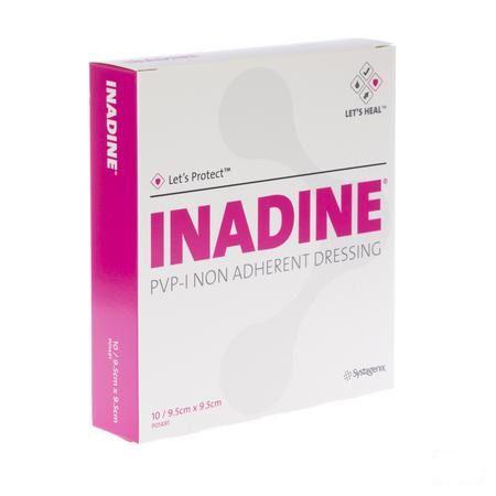 Inadine Kp Doordr. 9,5x 9,5cm 10 P01491  -  Gd Medical