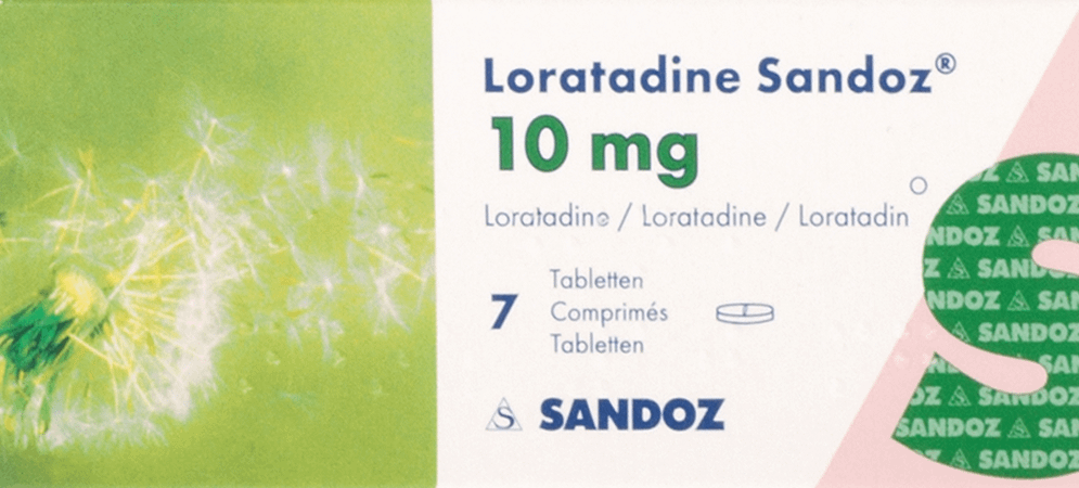 Loratadine Sandoz Comp 7 X 10 mg
