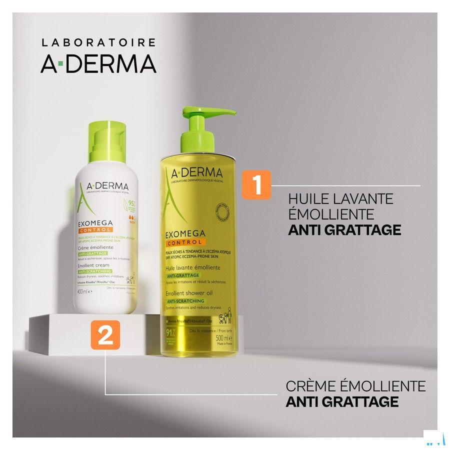 Aderma Exomega Control Creme Emollient Tube 400 ml  -  Aderma