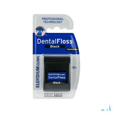 Elgydium Clinic Dental Floss Black 50m