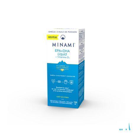 Minami Epa+Dha Liquid + Vit D3 Fl 150ml  -  Nestle