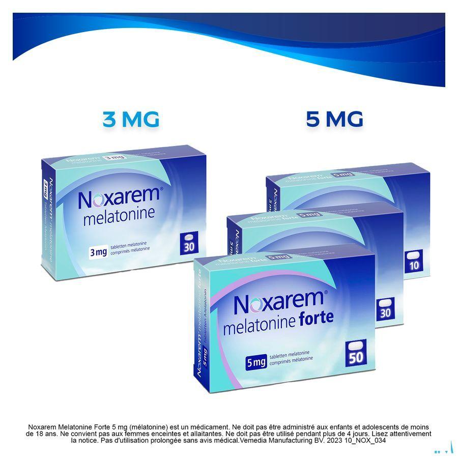 Noxarem Melatonine Forte 5 mg Tabl 50