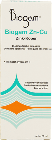 Biogam Zn-cu Flacon 60 ml  -  Sterop