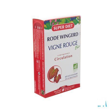 Super Diet Rode Wingerd Bio Circulatie Ampullen 20x15 ml  -  Superdiet Laboratoires