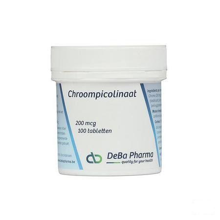 Chromium Picco 200y Comprimes 100  -  Deba Pharma