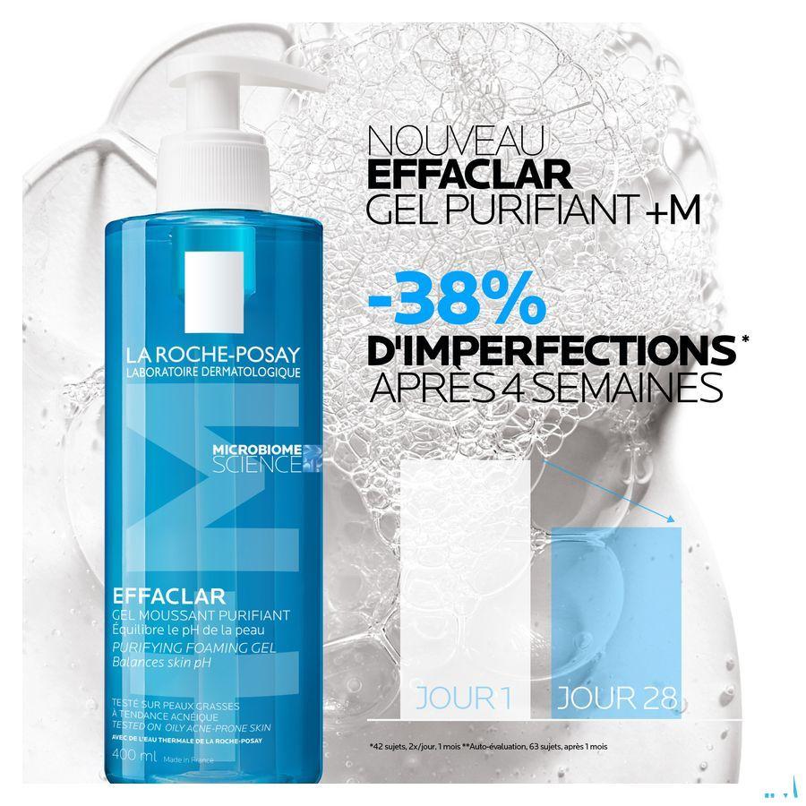 Effaclar Gel Moussant Purifiant 200 ml  -  La Roche-Posay